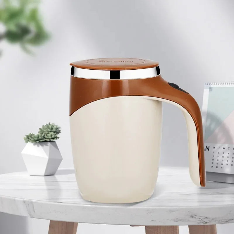 400ML Self Stirring Coffee Cup Electric Stirring Mug Self Mixing Mug Glass Waterproof Automatic Electric Coffee Milk Mixing Cup