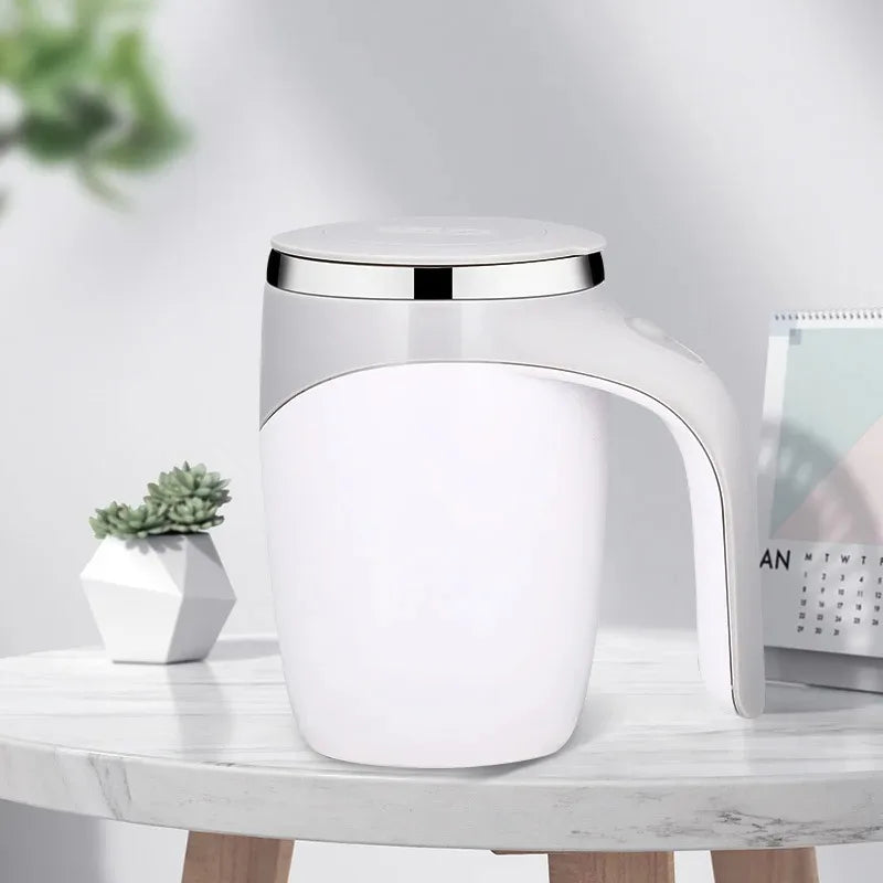 400ML Self Stirring Coffee Cup Electric Stirring Mug Self Mixing Mug Glass Waterproof Automatic Electric Coffee Milk Mixing Cup